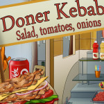 Doner Kebab : Salade, Tomates, Oignons