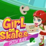 Girl On Skates Pizza Blaze